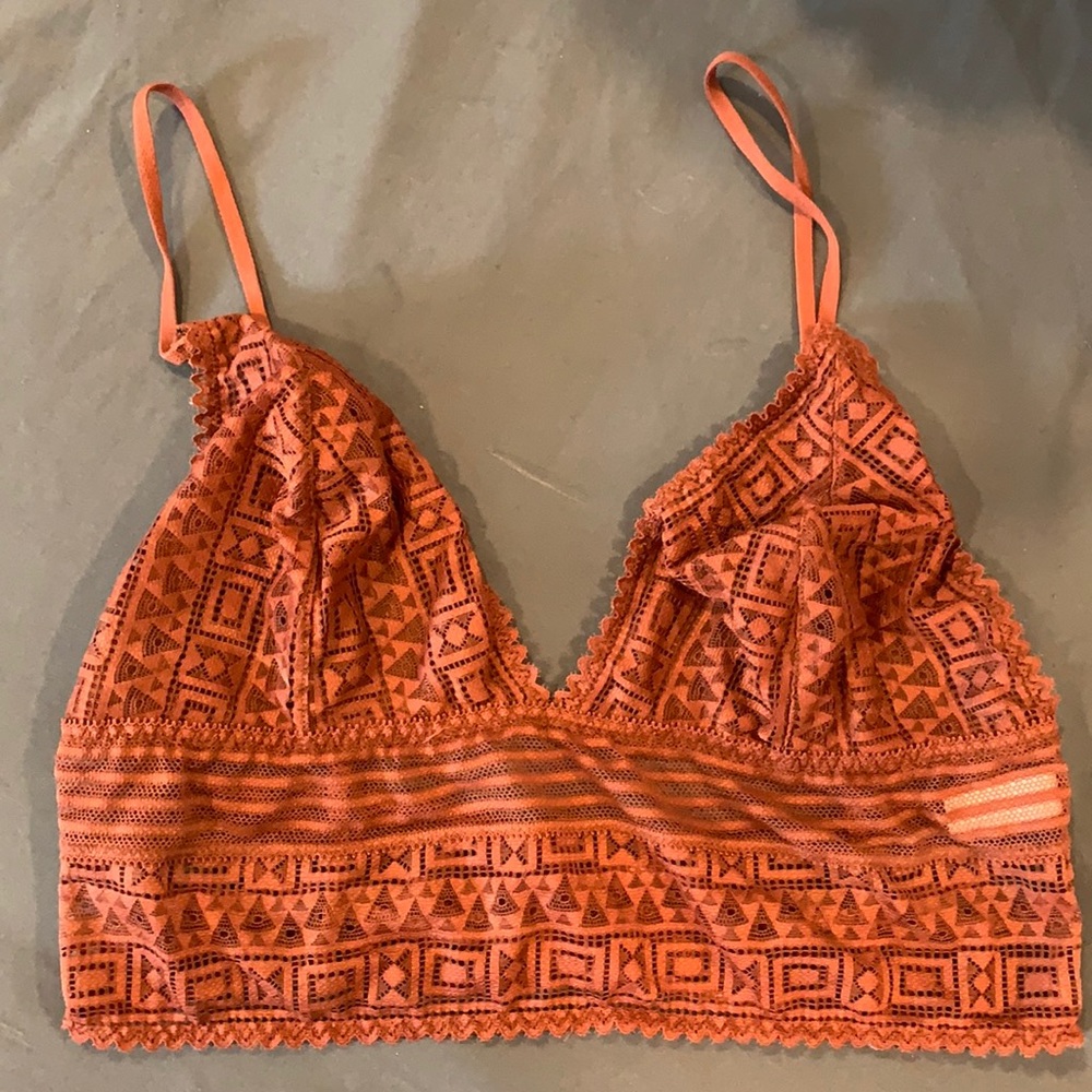 Orange/red bralette